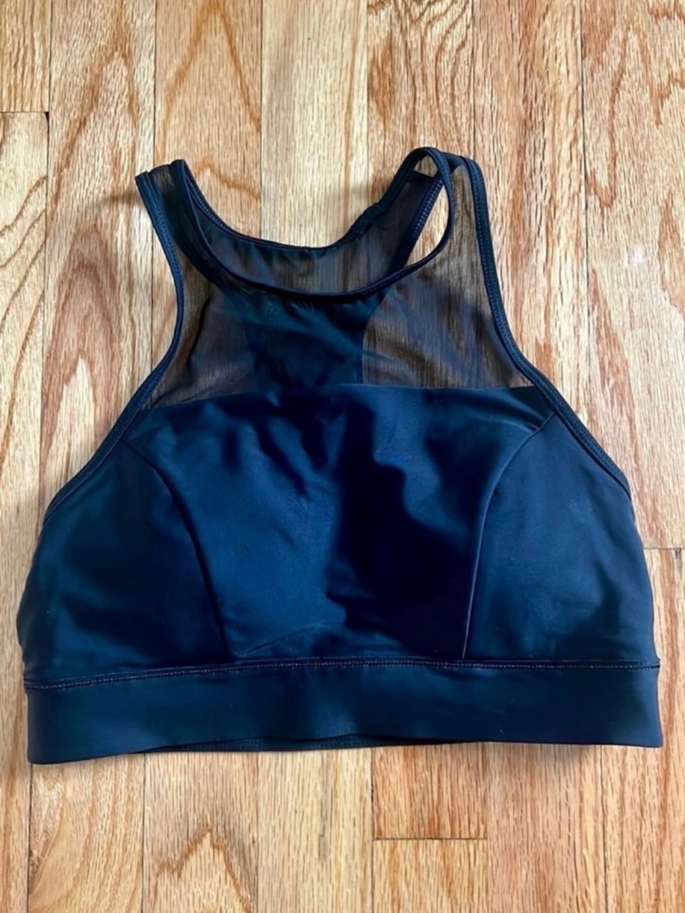 Lululemon Black Sports Bra/Swim Top, Size 4
